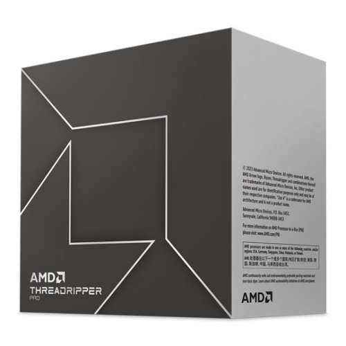 AMD Ryzen Threadripper PRO 7995WX 2.5 GHz sTR5 Processor, 96 Cores & 192 Threads, 5.1GHz Max Turbo Frequency, 384MB L3 Cache, 8-CH DDR5 ECC Memory, Up to 5200MT/s, Zen 4 Arc | 100-100000884WOF