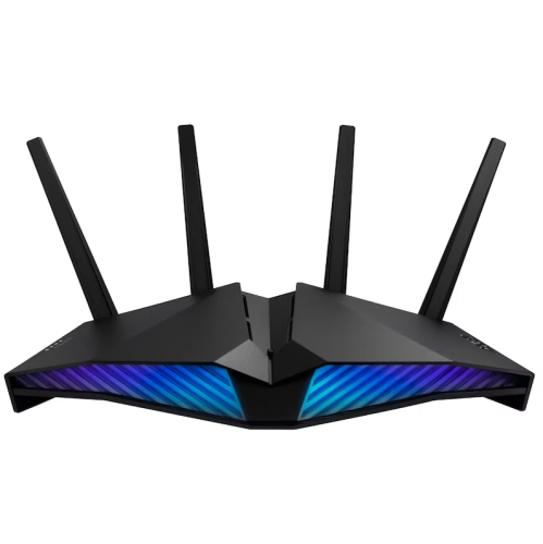 ASUS RT-AX82U (AX5400) Dual Band WiFi 6 Extendable Gaming Router, Gaming Port, Mobile Game Mode, Aura RGB, Included AiProtection Pro Security, Instant Guard, VPN, AiMesh Compatible | 90IG07W0-MU9B10