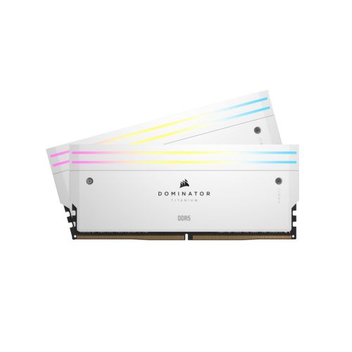 Corsair Dominator Titanium RGB 96GB 2x48GB DDR5 DRAM 6600MT/S CL32 Intel XMP Memory Kit Black