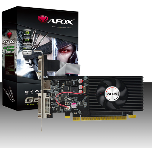 AFOX NVIDIA GeForce GT 730 GDDR3 4GB (128Bit) Graphic card, Low Profile PCI-E Gen 2.0, 1333MHz | AF730-4096D3L5(DDR3)