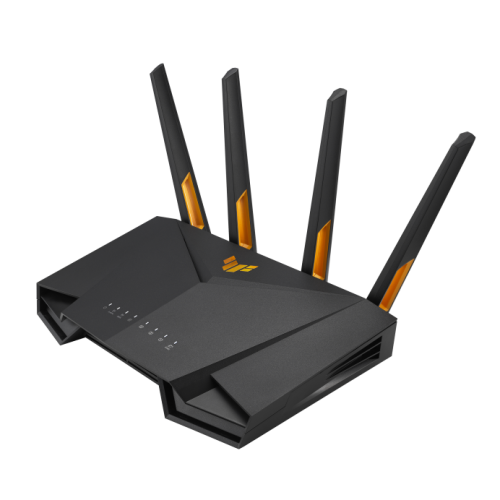 ASUS TUF Gaming AX4200 Dual Band WiFi 6 Gaming Router, With Mobile Game Mode, 2.5Gbps Port, 2.4 GHz Radio Frequency, 3 Steps Port Forwarding, AiMesh, Ai Protection Pro, Black  90IG07Q0-MU9100