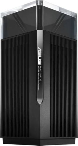 
ASUS ZenWiFi Pro ET12 AX11000 Mesh System, 4804 Mbps Speed, Wi-Fi 6E, Alexa, 2.5G Tri-Band, 2x GigETH LAN / 1x ETH WAN, Black. | 90IG05Z0-MO3A10
