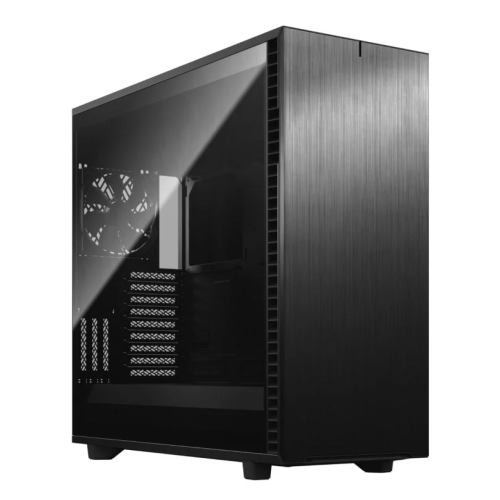Fractal Define 7 XL Light Tint Tempered Glass Mid Tower Case, 11 x 120 mm or 9 x 140 mm, 9 + 3 Expansion slots, 2x 5.25” drive mounts, 1 x 120/140 mm, (1 x Dynamic X2 GP-14 included)  Black | FD-C-DEF7X-02