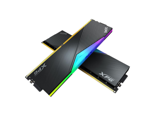 Adata XPG Lancer RGB 64GB (2x 32GB) DDR5 Desktop Memory, 6000 MHz Memory Speed, CAS Latency 30, AMD Expo & Intel XMP 3.0 Ready, 1.35V Voltage, 288-Pin, Black | AX5U6000C3032G-DCLARBK