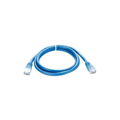D-Link CAT6 UTP 24 AWG PVC Round Patch Cord, 4 Unshielded Twisted Pair (UTP) Cable, solid copper, 24 AWG Conductor Size, HD-PE, PVC UL94V-0, 1m Blue | NCB-C6UBLUR1-1