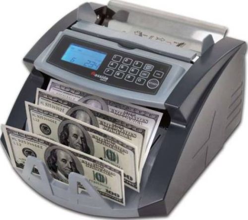 Cassida 5520 UVMG: Money Counter with UV/MG/IR Counterfeit Detection, Bill Counting Machine w/ ValuCount, Add and Batch Modes, Large LCD Display & Fast Counting Speed 1,300 Notes/Minute, AED,USD,EUR,etc. | 5520
