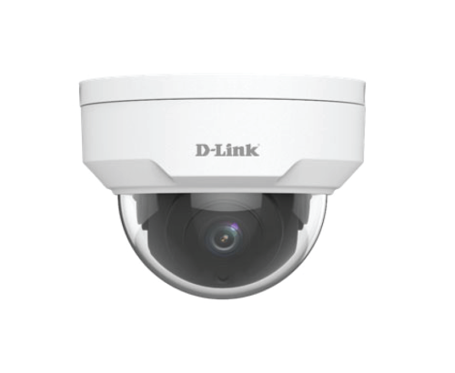 D-Link DCS-F5602/P 2MP Network Dome Camera-Plastic Housing, 1/2.7" 2 MP Progressive Scan CMOS sensor Fixed Lens, 2.8 Ultra H.265/H.265/264, MJPEG Video Compression, 10/100 Mbps PoE Port, Smart IR Range 30m, WDR, 3D DNR,ICR,ROI, Vandal Resistant IK10