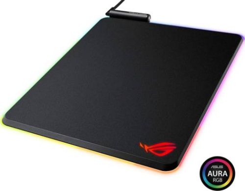 ASUS NH02-ROG Balteus RGB Gaming Mouse Pad, USB Port, Aura Sync RGB Lighting, Hard Micro-Textured Gaming-Optimized Surface & Nonslip Rubber Base | 90MP0110-B0UA00
