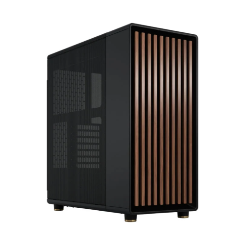  Fractal Design Charcoal Black Tint Gaming Case, Temp Glass Side Panel, Support Up to 360mm Radiator &amp; 6x120mm Fans, 2 x 2.5/3.5" Drive Bays, USB-C 3.1 Gen 2, 2 x USB-A 3.1 | FD-C-NOR1C-01