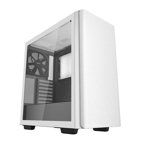 DeepCool CK500 Mid-Tower Case, 2x Pre Installed Fans, 4x Drive Bays, 7x Expansion Slots, ABS+SPCC+Tempered Glass, Balanced airflow and noise performance | R-CK500-BKNNE2-G-1