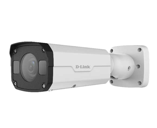 D-Link 2MP Motorized Varifocal Network Bullet Camera, 1/2.8" 2 MP Progressive Scan CMOS sensor Motorized Vari-focal Lens 2.8-12mm, Ultra H.265/H.265/264, MJPEG Video Compression, 10/100 Mbps PoE Port, Smart IR Range 30m, 2-way Audio, IP67| DCS-F5732E