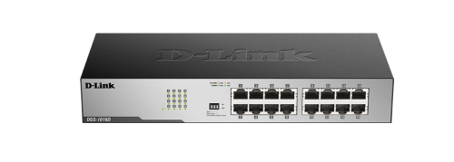 D-Link 16 Port 10/100/1000 Mbps Unmanaged Switch DGS-F1016