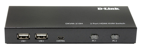 D-Link DKVM-210H 2-Port KVM Switch with HDMI and USB ports
