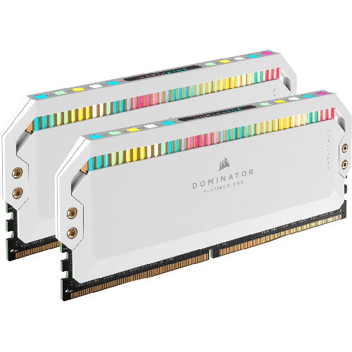 CORSAIR DOMINATOR PLATINUM RGB DDR5 5200 64GB(2*32)WHITE,CMT64GX5M2B5200C40W,840006663560