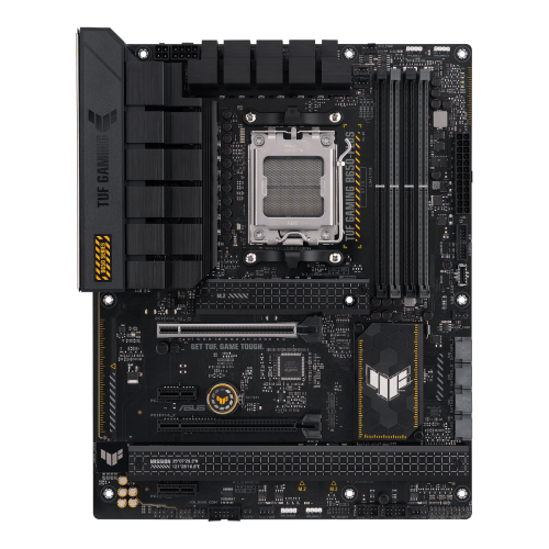 ASUS TUF GAMING B650-PLUS ATX Motherboard, AM5 Socket, AMD B650 Chipset, Realtek 2.5Gb Ethernet, 4 xDIMM DDR5 Memory 128GB Max, 1x PCIe 4.0/3.0 x16, 4x SATA 6Gb/M.2, 1HDMI/DP | 90MB1BY0-M0EAY0