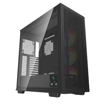 DeepCool Morpheus ARGB (E-ATX) Full Tower Cabinet, 5 Drive Bays, 9 Expansion Slots, 1×420mm ARGB Pre Installed Fan, (Black) | R-MORPHEUS-BKAPA1-G1