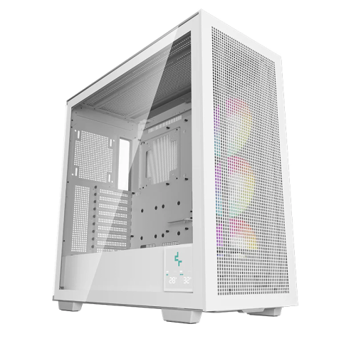 DeepCool Morpheus ARGB (E-ATX) Full Tower Cabinet, 5 Drive Bays, 9 Expansion Slots, 1×420mm ARGB Pre Installed Fan, White| R-MORPHEUS-WHAPA1-G1