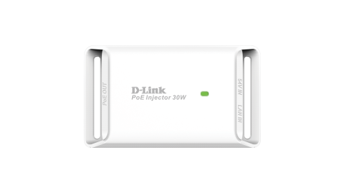D-link Gigabit PoE+ Injector DPE-301GI, 802.3at PoE, Fanless, up to 30 watts