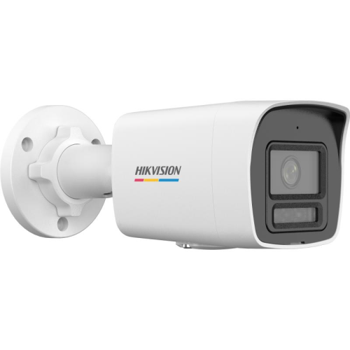 Hikvision DS-2CD1027G2H-LIU 2 MP ColorVu with Smart Hybrid Light Fixed Bullet Network Camera, Support Human and Vehicle Detection, Smart Hybrid Light: advanced technology with long range, H.265+,  storage up to 512 GB, Built-in microphone, IP67