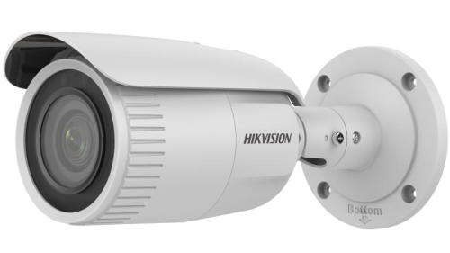 HIKVISION DS-2CD1643G0-IZ 4 MP Varifocal Bullet Network Camera,  Varifocal lens, motor-driven lens, 2.8 to 12 mm, Fixed Iris Type,  Up to 6 channels, Water and dust resistant (IP67)