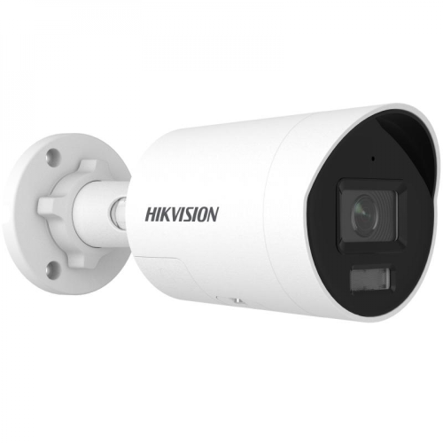 HIKVISION, DS-2CD2026G2-IU/SL, 2 MP AcuSense Strobe Light and Audible Warning Fixed Mini Bullet Network Camera.