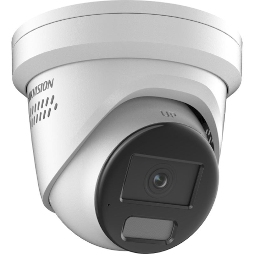Hikvision ColorVu DS-2CD2347G2-LSU/SL MP ColorVu Strobe Light and Audible Warning Fixed Turret Network Camera, 24/7 colorful imaging, Water and dust resistant (IP67)