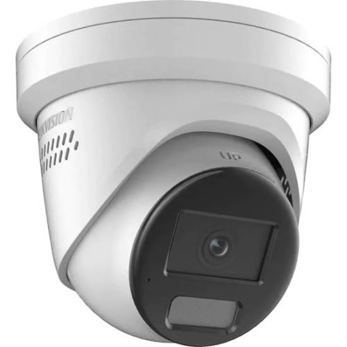 Hikvision DS-2CD2347G2H-LISU/SL 4 MP Smart Hybrid Light with ColorVu Fixed Turret Network Camera, 1/1.8" Progressive Scan CMOS, 2688 × 1520, IR cut filter, Water and dust resistant (IP67)
