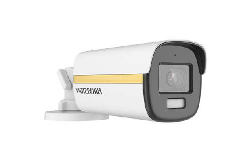 Hikvision DS-2CE12DF3T-F 2 MP ColorVu Fixed Bullet Camera, 2 MP, 1920 × 1080 resolution, 3D DNR technology, Up to 40 m, One port for four switchable signals,  (IP67)