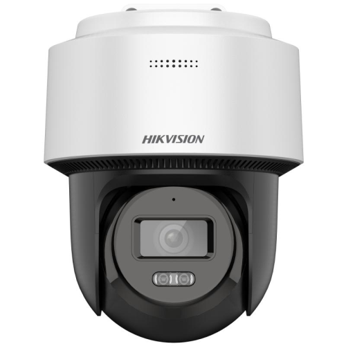 Hikvision DS-2DE2C400MWG-E 4 MP Smart Hybrid Light Mini PT Network Camera,  2.8 mm, 4 mm Focal Length, Smart Hybrid Light, Built-in microphone and speaker, Human Detection and Auto-tracking Lite, Built-in memory card slot, IP66
