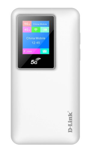 D-Link DWR-900V 5G/LTE Mi-Fi Mobile Router (Mobile Hotspot), High-Speed 5G Internet, Power Bank Feature, 10000mAh Battery, Up to 32 Users