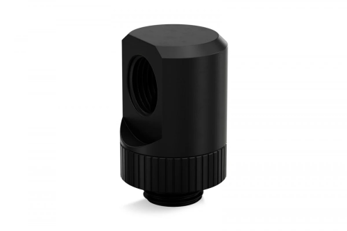 EKWB EK-Quantum Torque Rotary 90° Adapter, Fitting With G1/4" Threads, Very Sturdy And There Are Zero Movement, Cnc Machined Brass With High-quality Black Finish, Black | 3831109814475