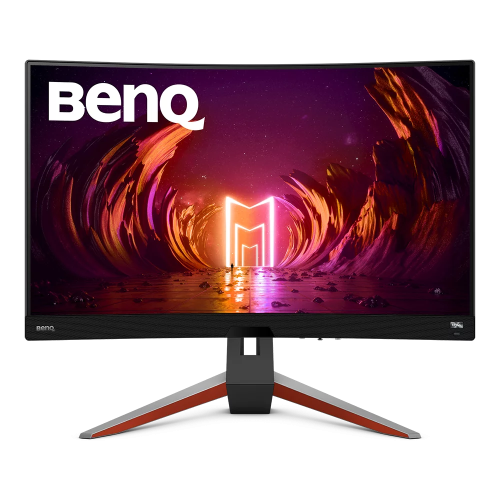 BenQ Mobiuz EX2710R 27'' 2K QHD 1000R Curved Monitor, 165Hz Refresh Rate, 1ms Response Time, 16:9 Aspect Ratio, HDRi, Dual Speakers + Subwoofer, AMD FreeSync, Tilt Adjustable Stand, HDMI, DP | EX2710R