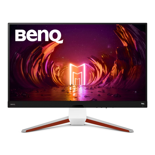 BenQ Mobiuz EX3210U 32'' 4K IPS UHD Monitor, 144Hz Refresh Rate, 1ms Response Time, HDR600, 98% DCI-P3 Color Gamut, 99% Adobe RGB, Audio FreeSync, Eye-Care, Built-in Speaker, White | EX3210U