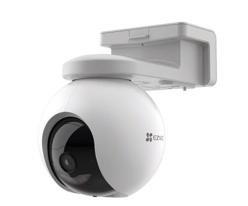 Ezviz CS-EB8 Pan & Tilt 4G Security Camera, 1/2.8” 3MP Progressive Scan CMOS Sensor, Pan 340, Tilt 65°, 3D DNR, IR 15m Night Vision Distance, White | CS-EB8
