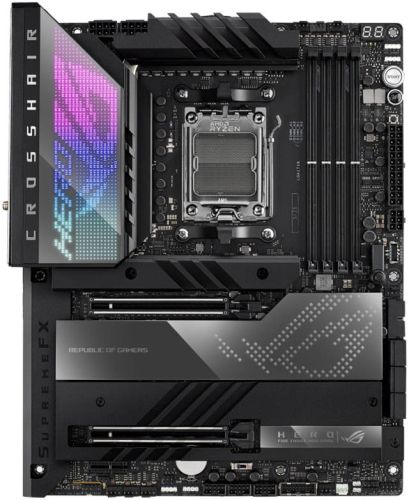 Asus Rog Crosshair X670E Hero ATX DDR5 Motherboard, AM5 Socket, AMD X670 Chipset, 128GB DIMM Max Memory, PCIe 5.0 Slot, Intel 2.5Gb Ethernet, Wifi 6E, M.2 Heatsink, USB Ports | 90MB1BC0-M0EAY0