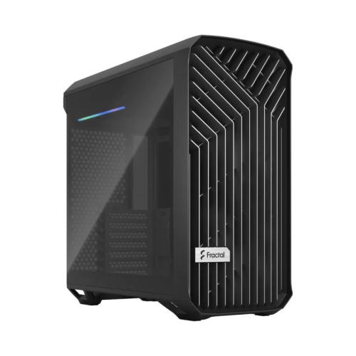 Fractal Design Torrent Compact ATX Mid Tower Case, Steel / Tempered Glass, 7 Expansion Slots, Up To 360mm Radiator Support, 3x 120mm Fan, 3x 2.5" Drive Bays