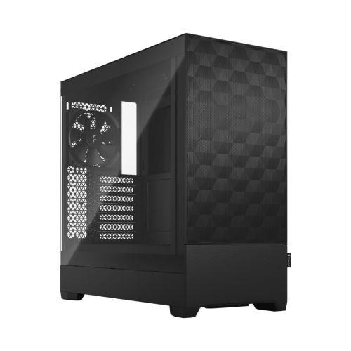 Fractal Design Pop Air ATX Mid Tower Gaming Case, 2x 120/140 Mm Fan, 2x 5.25” Drive Mounts, Up To 280mm Radiator Support, Tempered Glass Clear Tint, 7 Expansion Slots, Black TG Clear Tint | FD-C-POA1A-02