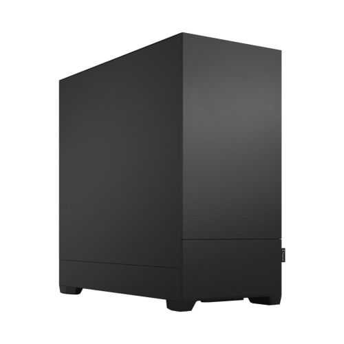 Fractal Design Pop Silent Mid-Tower PC Case, Up to 280mm Radiator & 3x 120mm Fan Support, Hidden Compartment, USB-C /I/O Panel, Black Solid | FD-C-POS1A-01