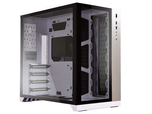 Lian Li O11 Dynamic Tempered Glass on The Front Chassis Body, SECC ATX Mid Tower Gaming Computer Case, White | PC-O11DW