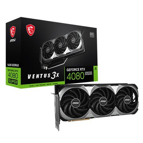 MSI GeForce RTX 4080 SUPER 16G VENTUS 3X Graphic card OC Edition | 912-V511-233