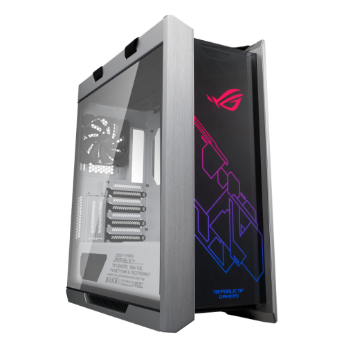 ASUS ROG Strix Helios White Edition RGB ATX/EATX mid-tower gaming case with tempered glass, aluminum frame, GPU braces, 420mm radiator support and Aura Sync, 90DC0023-B39000,4718017611329