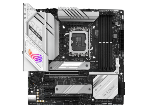 ASUS ROG STRIX B760-G GAMING WIFI LGA1700 Motherboard, Intel B760, 4x DIMM DDR5, Up to192GB Max Capacity, Wi-Fi 6E | BT 5.3, 2x M.2, PCIe 5.0 x16, Intel 2.5Gb ETH, 1x DP | 1x HDMI | 90MB1EQ0-M0EAY0