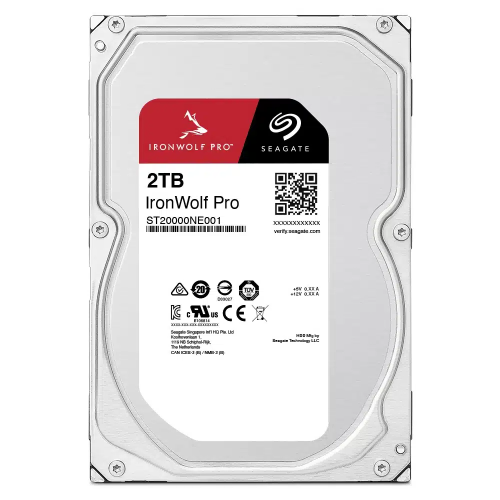 Seagate 2TB IronWolf SATA III 3.5" Internal NAS HDD, Up to 180Mbps Data Transfer Rate, 256 MB Cache, 5400 rpm Speed, 1Mn Hours MTBF, Scalable 24x7, RAID Network Attached Storage | ST2000VN003