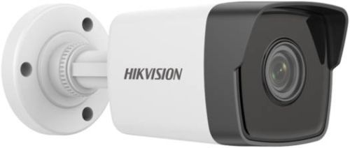 Hikvision 4MP CMOS Network Bullet Camera, 2.8mm Fixed Focal Lens, Up To 30m IR Range, H.265+ Compression Technology, 3D Digital Noise Reduction, IP67, White - Black | DS-2CD1043G0E-I