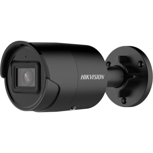 Hikvision AcuSense DS-2CD2043G2-IU 4MP Outdoor Network Bullet Camera with Night Vision & 2.8mm Lens, 13″ Progressive Scan CMOS,  IR cut filter, IP67, H.265+, Black