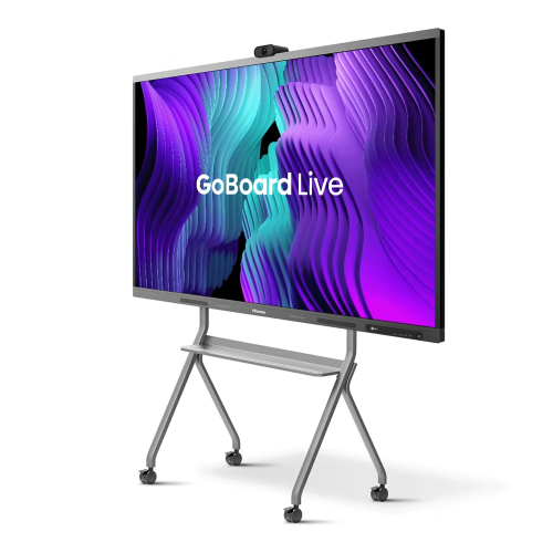 Hisense 75" GoBoard Live - Advanced Interactive Display with Integrated 4K Camera, Direct-Lit LCD Panel with IR Touch, 350nits Brightness, Dual 15W Speakers with 20W Sub, 3x HDMI/ USB-C | HS-75MR6DE