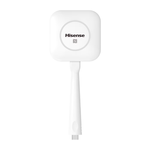 Hisense HT005E Wireless Screen Transmission Dongle, Connects to USB Port of BYOD Device, Transmits Onscreen Content to Whiteboard, 15M Wi-Fi Transmission, White | HS-HT005E