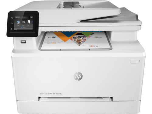 HP M283fdw Color LaserJet Pro Multi-Function Printer, Print, Copy, Scan, Fax, 22 ppm Print Speed, 600 x 600 dpi Resolution, 2.7" Color Touchscreen, 50-Page ADF for Scanning and Copying | 7KW75A