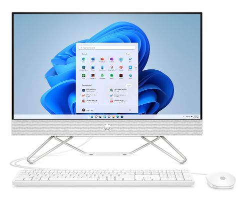 HP AIO 24-CB1008NE, i5-1235U (12TH GEN), 8GB RAM, 512GB SSD, Nvidia MX450 2GB DDR5, 23.8" FHD (Touch Screen), WIN11 Home, White EN/AR | 6J7F2EA