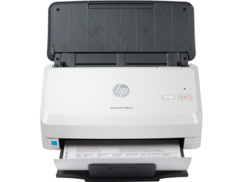 HP ScanJet Pro 3000 S4 Sheet Feed Scanner, 600x600 Dpi Resolution, Up To 40ppm/80 ipm Scan Speed, 50 Sheets Document Feeder, LED Light Source, Single Pass Duplex | 6FW07A